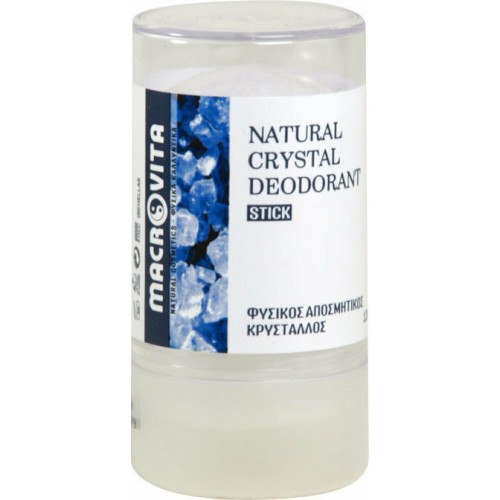 Macrovita Natural Crystal Deodorant Φυσικός Κρύσταλλος Άοσμος σε Stick 120g