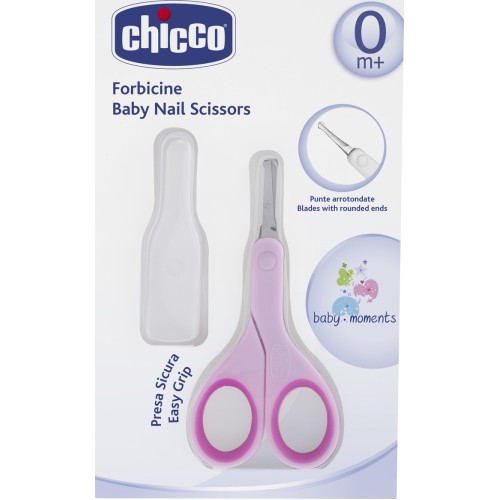 Chicco Βρεφικό Ψαλιδάκι Ασφαλείας με Θήκη 1τμχ - Ροζ (05912-10) Chicco Βρεφικό Ψαλιδάκι Ασφαλείας με Θήκη 1τμχ - Ροζ (05912-10)