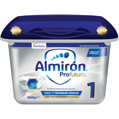 Nutricia Almiron Profutura 1 Γάλα σε Σκόνη από 0-6 μηνών 800g Nutricia Almiron Profutura 1 Γάλα σε Σκόνη από 0-6 μηνών 800g