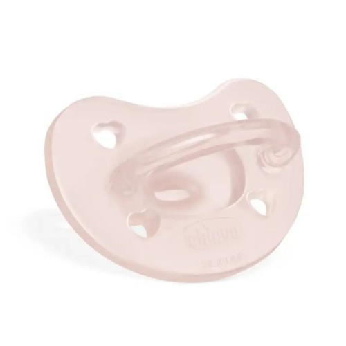 Chicco Physio Forma Soft Πιπίλα Σιλικόνης Ροζ για 0-6 μηνών 1τμχ Chicco Physio Forma Soft Πιπίλα Σιλικόνης Ροζ για 0-6 μηνών 1τμχ