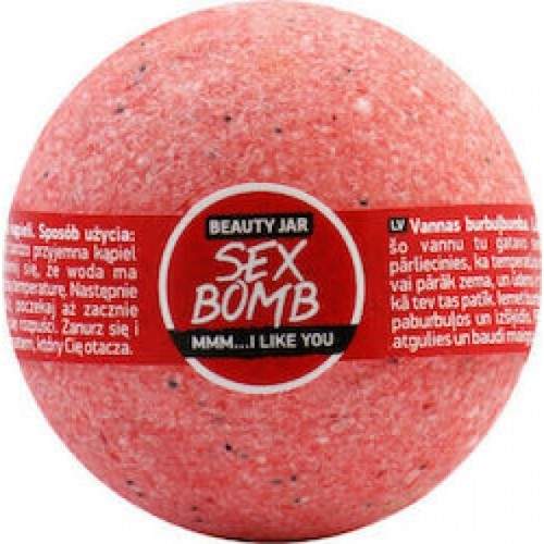 Beauty Jar Sex Bomb Bath Bombs με Αμυγδαλέλαιο & Σπόρους Παπαρούνας 150g