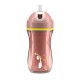 Chicco Παιδικό Ποτηράκι Sport από Πλαστικό Ροζ 260ml για 14m+ 06991-15