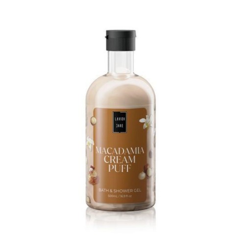 Lavish Care Macadamia Cream Puff Bath & Shower Αφρόλουτρο Gel 500ml