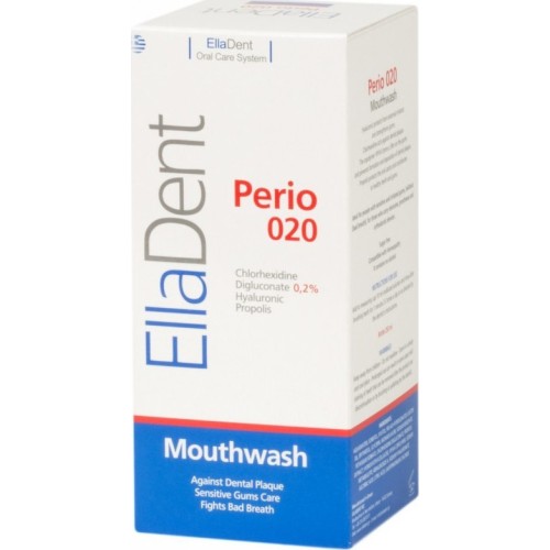 EllaDent Perio 020 Στοματικό Διάλυμα με Χλωρεξιδίνη 0,20% 250ml EllaDent Perio 020 Στοματικό Διάλυμα με Χλωρεξιδίνη 0,20% 250ml