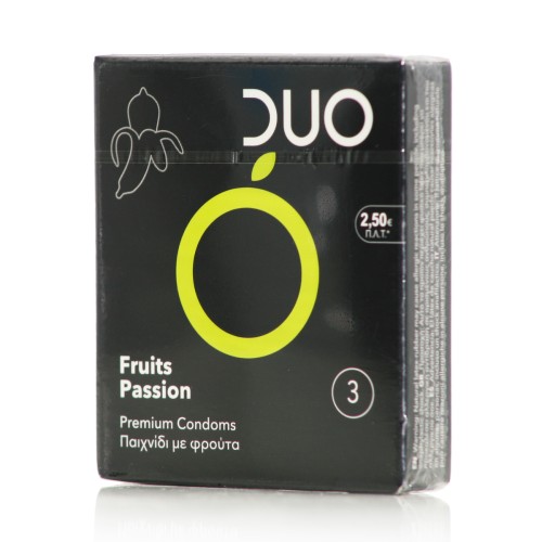 Duo Fruits Passion Προφυλακτικά 3τμχ (47474) Duo Fruits Passion Προφυλακτικά 3τμχ (47474)