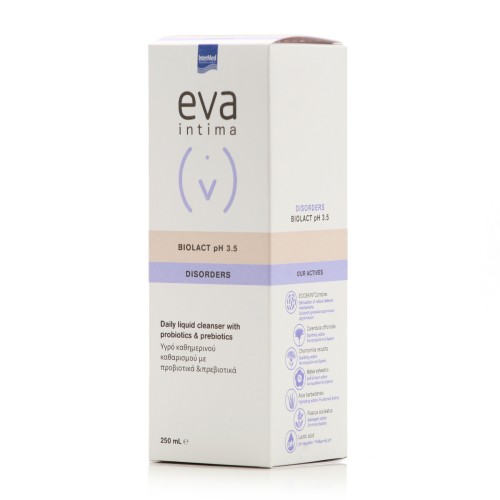 Intermed Intima Biolact Disorders pH 3.5 Υγρό Καθαρισμού με Αλόη 250ml Intermed Intima Biolact Disorders pH 3.5 Υγρό Καθαρισμού με Αλόη 250ml