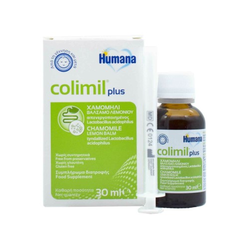 Humana Colimil Plus για την Ανακούφιση των Βρεφικών Κολικών 30ml Humana Colimil Plus για την Ανακούφιση των Βρεφικών Κολικών 30ml