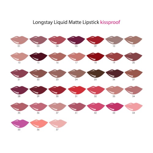 Golden Rose Longstay Liquid Matte Lipstick Kissproof 5.5ml - No 16 Golden Rose Longstay Liquid Matte Lipstick Kissproof 5.5ml - No 16