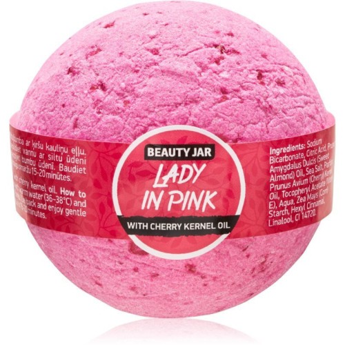 Beauty Jar Lady in Pink Bath Bomb με Έλαιο Κερασιού 150g Beauty Jar Lady in Pink Bath Bomb με Έλαιο Κερασιού 150g