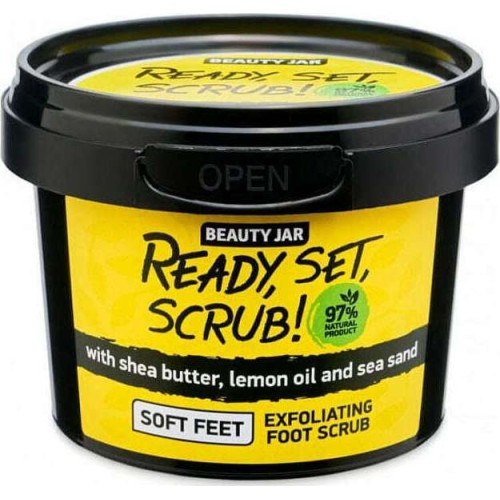 Beauty Jar Ready Set, Scrub! Απολεπιστικό Ποδιών 135g