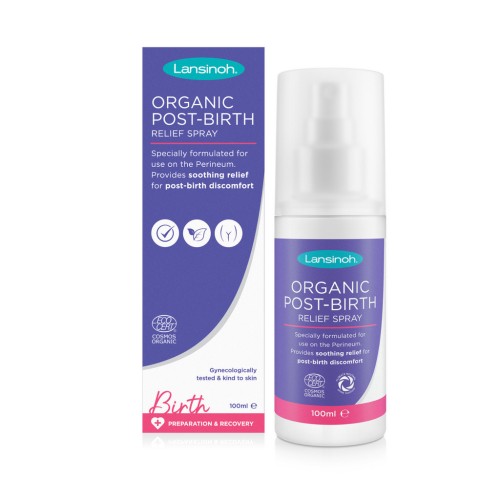 Lansinoh Organic Post-Birth Relief Οργανικό Σπρέι Ανακούφισης μετά τον Τοκετό 100ml