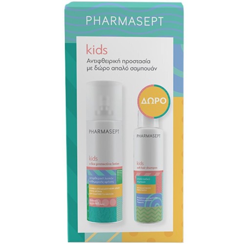 Pharmasept Kids X-Lice Protective Lotion 100ml & Soft Hair Shampoo 100ml