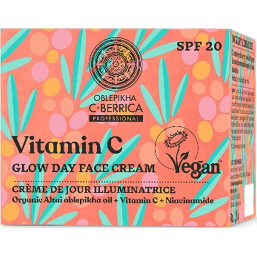 Natura Siberica C-Berrica Vitamin C Glow Day Face Cream SPF20 Κρέμα Ημέρας Λάμψης 50ml
