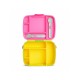 Munchkin Πλαστικό Παιδικό Σετ Φαγητού Yellow / Pink