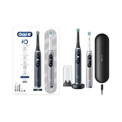 Oral-B iO Series 9 Duo Pack Black Onyx & Rose Ηλεκτρική Οδοντόβουρτσα 2τμχ Oral-B iO Series 9 Duo Pack Black Onyx & Rose Ηλεκτρική Οδοντόβουρτσα 2τμχ