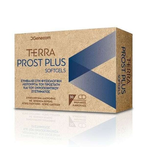 Genecom Terra Prost Plus Συμπλήρωμα για την Υγεία του Προστάτη 30 μαλακές κάψουλες Genecom Terra Prost Plus Συμπλήρωμα για την Υγεία του Προστάτη 30 μαλακές κάψουλες