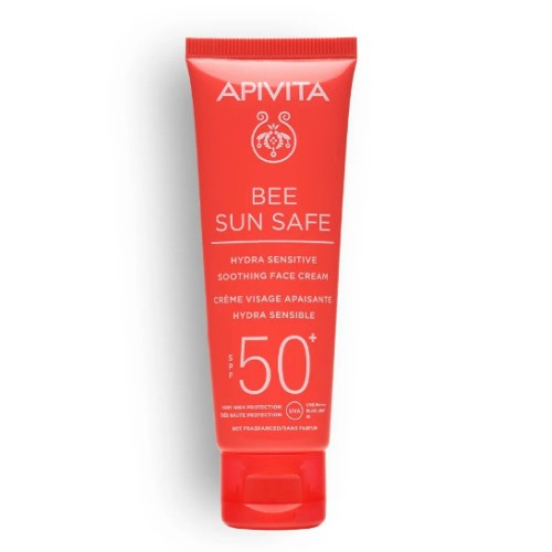 Apivita Bee Sun Safe Hydra Sensitive Face Cream SPF50+ 50ml & Δώρο Face Mask Aloe 2x8ml & Hair Mask Hyaluronic Acid 20ml Apivita Bee Sun Safe Hydra Sensitive Face Cream SPF50+ 50ml & Δώρο Face Mask Aloe 2x8ml & Hair Mask Hyaluronic Acid 20ml