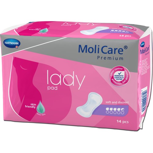 Hartmann MoliCare Premium Lady Pad Γυναικείες Σερβιέτες Ελαφράς Ακράτειας 4,5 Σταγόνες 14τμχ (168654)