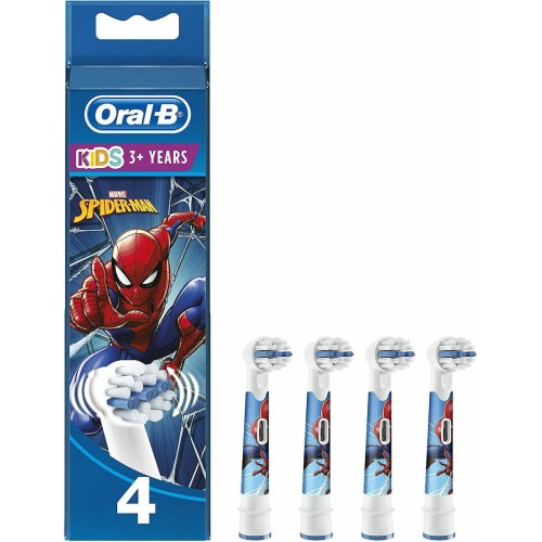 Oral-b Kids Spiderman Extra Soft Παιδικές Ανταλλακτικές Κεφαλές 4τμχ