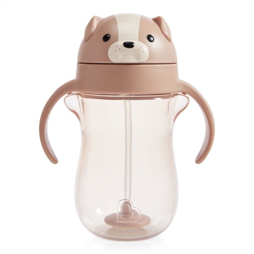 Munchkin Tip & Sip Straw Cup Κύπελλο με Καλαμάκι από 9m+ 296ml - Dog