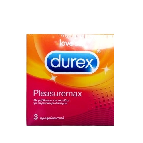 Durex PleasureMax Προφυλακτικά 3 τμχ Durex PleasureMax Προφυλακτικά 3 τμχ