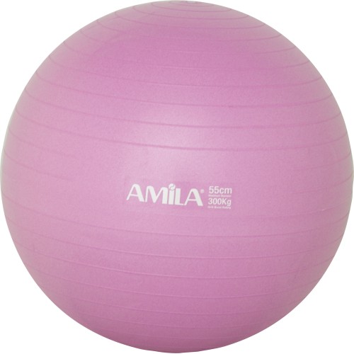 Amila Μπάλα Γυμναστικής Gymball 55Cm Ροζ - 95827
