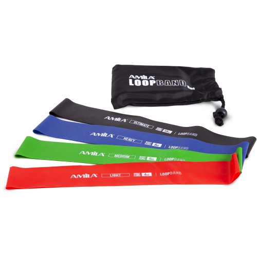 Amila Set Λάστιχα Αντίστασης Small Loopband (Light - Ultimate) - 96605