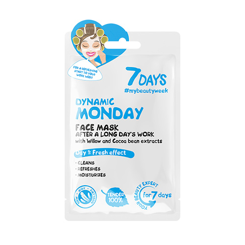 7DAYS Dynamic Monday Sheet Mask Μάσκα Προσώπου 28g
