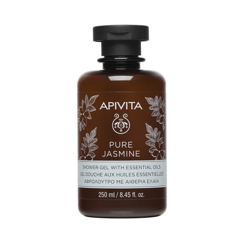 Apivita Pure Jasmine Shower Gel Aφρόλουτρο με Aιθέρια Έλαια 250ml Apivita Pure Jasmine Shower Gel Aφρόλουτρο με Aιθέρια Έλαια 250ml