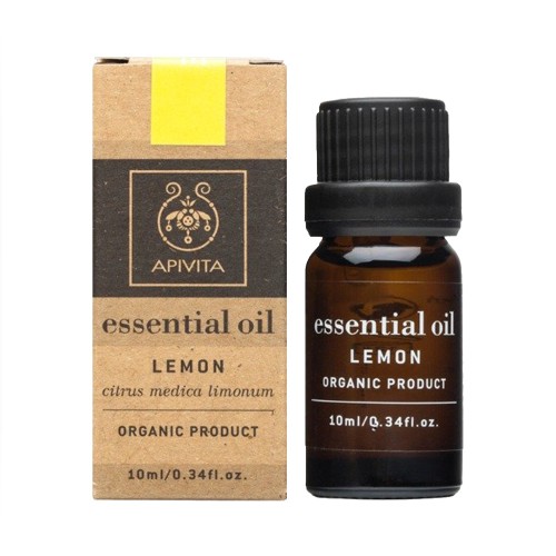 Apivita Essential Oil Lemon Αιθέριο Έλαιο Λεμόνι 10ml