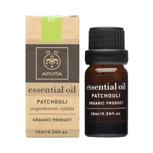 Apivita Patchouli Essential Oil Αιθέριο Έλαιο Πατσουλί 10ml