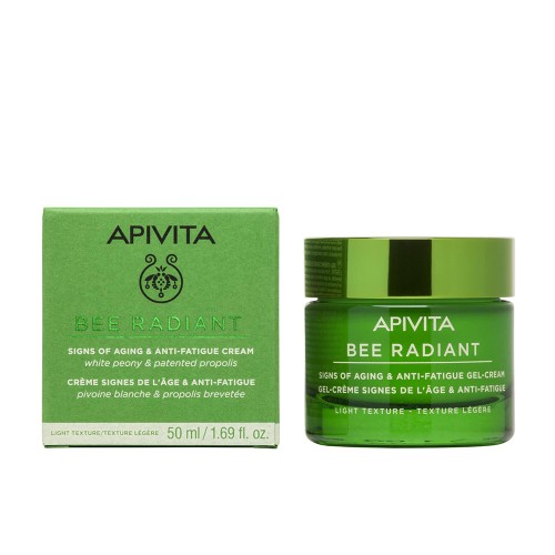 Apivita Bee Radiant Κρέμα-Gel για Σημάδια Γήρανσης & Ξεκούραστη Όψη - Ελαφριά Υφή 50ml Apivita Bee Radiant Κρέμα-Gel για Σημάδια Γήρανσης & Ξεκούραστη Όψη - Ελαφριά Υφή 50ml