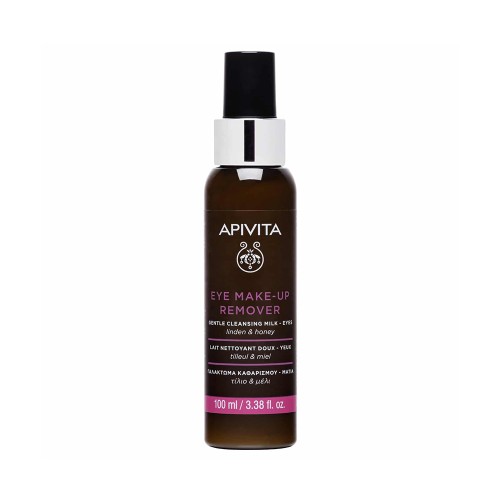 Apivita Eye Make Up Remover Ντεμακιγιάζ Ματιών με Μέλι & Τίλιο 100ml