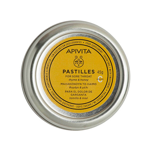 Apivita Παστίλιες για τον Πονόλαιμο με Μέλι & Θυμάρι 45g