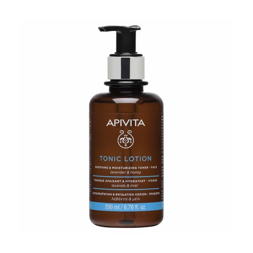 Apivita Tonic Lotion Καταπραϋντική και Eνυδατική Λοσιόν για το Πρόσωπο με Λεβάντα & Μέλι 200ml