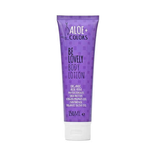 Aloe+ Colors Be Lovely Body Lotion Ενυδατικό Γαλάκτωμα Σώματος με Άρωμα Καραμέλα & Πικραμύγδαλο 150ml