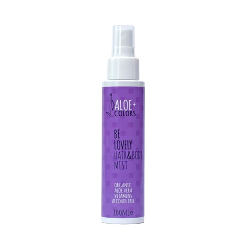 Aloe+ Colors Be Lovely Hair & Body Mist Ενυδατικό Σπρέι για Μαλλιά και Σώμα με Άρωμα Καραμέλα Πικραμύγδαλο 100ml