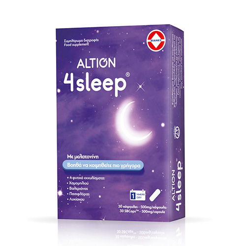 Altion 4Sleep Συμπλήρωμα για τον Ύπνο 30 κάψουλες