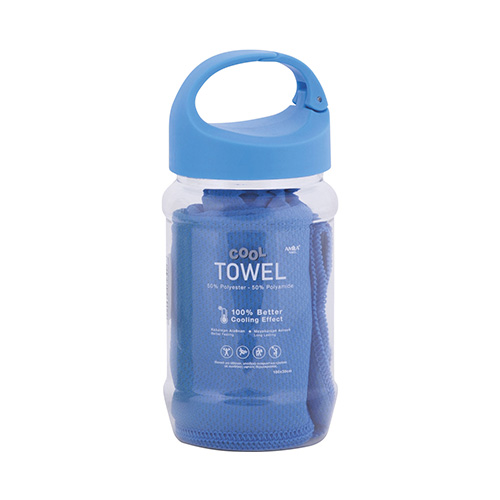 Amila Cool Towel Πετσέτα Γυμναστηρίου Μπλε 100x30cm - 96902