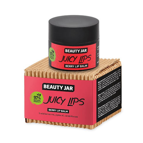 Beauty Jar Juicy Lips Berry Lip Balm Βάλσαμο για τα Χείλη 15ml