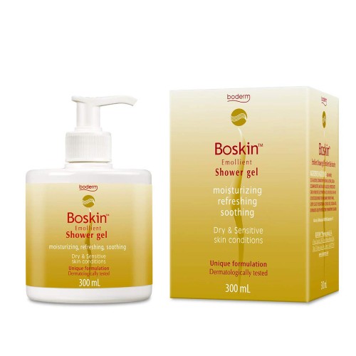 Boderm Boskin Emollient Shower Gel για την Αντιμετώπιση της Ατοπικής Δερματίτιδας 300ml