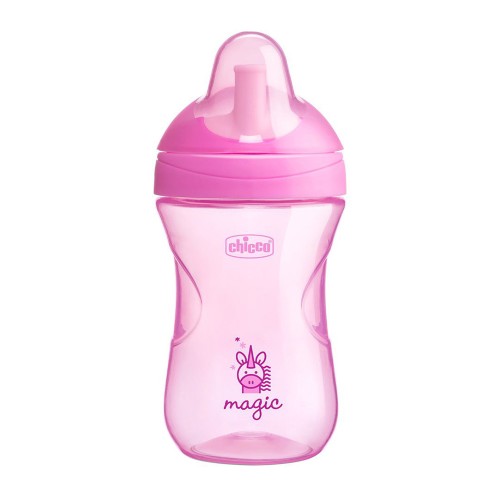 Chicco Advanced Cup Easy Drinking Εκπαιδευτικό Μπιμπερό Πλαστικό Μονόκερος για 12m+ 266ml