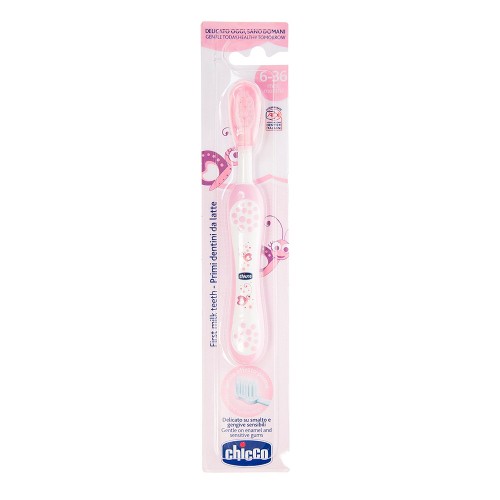 Chicco Toothbrush 6m+ Οδοντόβουρτσα για Βρέφη 1τμχ - Ροζ (06958-10) Chicco Toothbrush 6m+ Οδοντόβουρτσα για Βρέφη 1τμχ - Ροζ (06958-10)