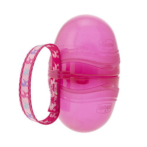 Chicco Διπλή Θήκη Πιπίλας Ροζ 1τμχ (07264-10) Chicco Διπλή Θήκη Πιπίλας Ροζ 1τμχ (07264-10)