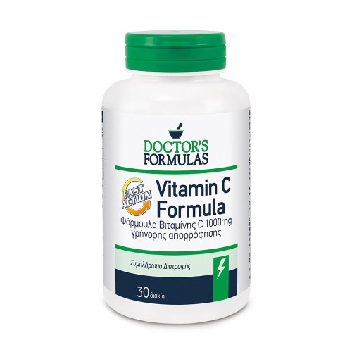 Doctor's Formula Vitamin C 1000mg Formula Ταχείας Απορρόφησης 30caps