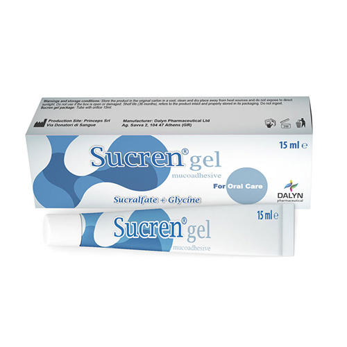 Eifron Sucren Gel Επούλωσης Στοματικών Πληγών & Φλεγμονών 15ml