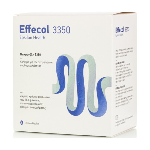 Epsilon Health Effecol 3350 για την Αντιμετώπιση της Δυσκοιλιότητας 24 φακελίσκοι των 13,3gr