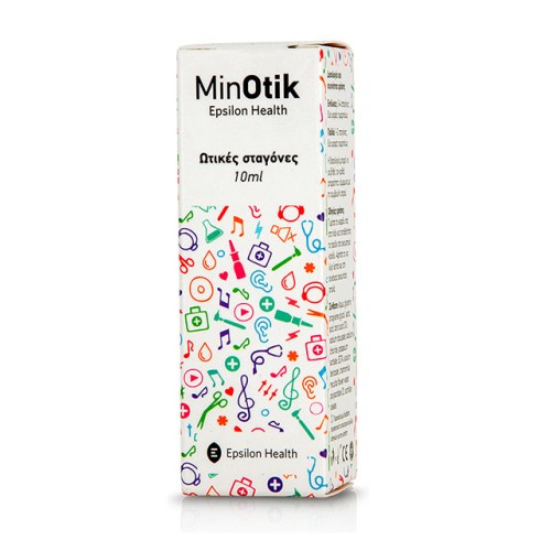 Epsilon Health MinΟtik Ωτικές Σταγόνες για Απομάκρυνση της Κυψελίδας 10ml