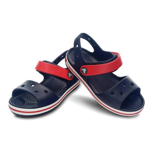 Crocs Crocband Sandal Kids Παιδικά Σανδάλια 12856-485 Navy/Red - No33-34