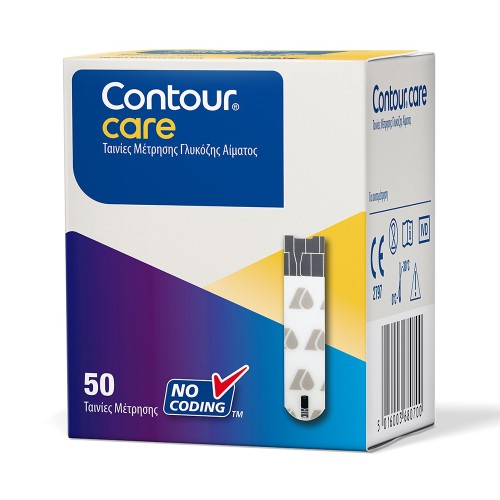 Ascensia Contour Care Blood Glucose Test Strips 50pcs